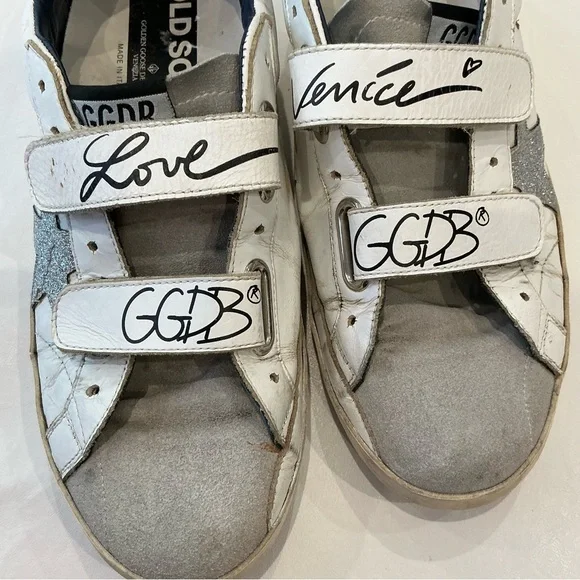 Golden Goose Old School Love Venice Sneakers Flawed Size 7 - Picture 5 of 16